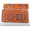Image 2 : Pair of Saskatchewan Licence Plates - 1963