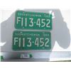 Image 1 : Pair of Saskatchewan Licence Plates - 1969