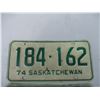 Image 2 : Pair of Saskatchewan Licence Plates - 1974
