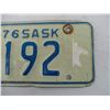 Image 3 : Saskatchewan Licence Plate - 1976 - Low Number