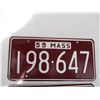 Image 2 : Pair of 1959 Mass Licence Plates