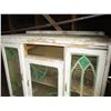 Image 2 : Cabinet w/ Glass Inserts - Some Cracking - 40 x 15 x 40Tall