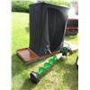 Image 1 : Tempest 43cc Ice Auger w/ One Man Hut/Sled Combo -New w/ Manual