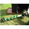 Image 6 : Tempest 43cc Ice Auger w/ One Man Hut/Sled Combo -New w/ Manual