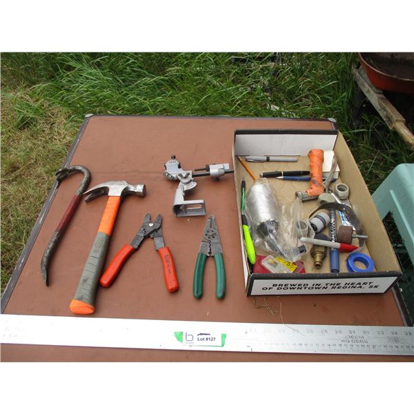 Tools - Saw Sharpener, Goose Neck, Hammer, Wire Strippers