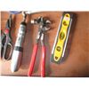 Image 3 : Tools - Hammer, Level, Scissors, Vise grip