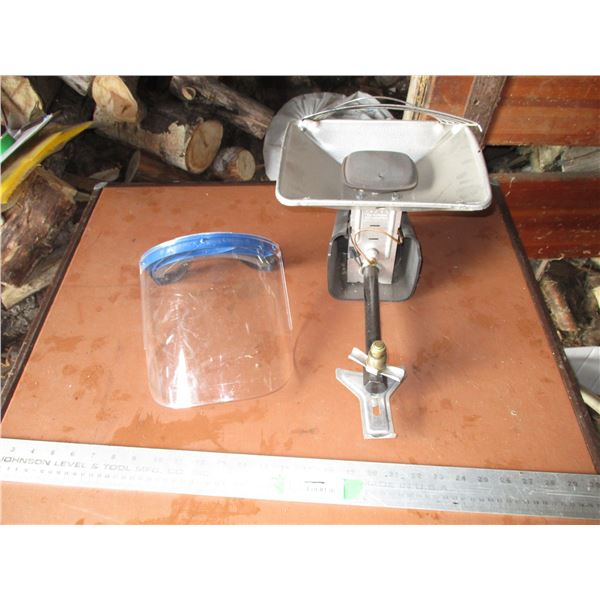 Coleman Propane Heater and Face Shield