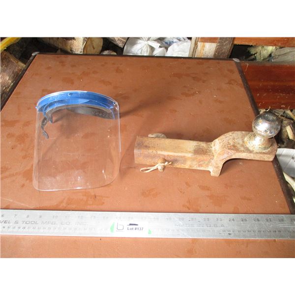 Receiver Hitch w/ 2" Ball and Face Shield