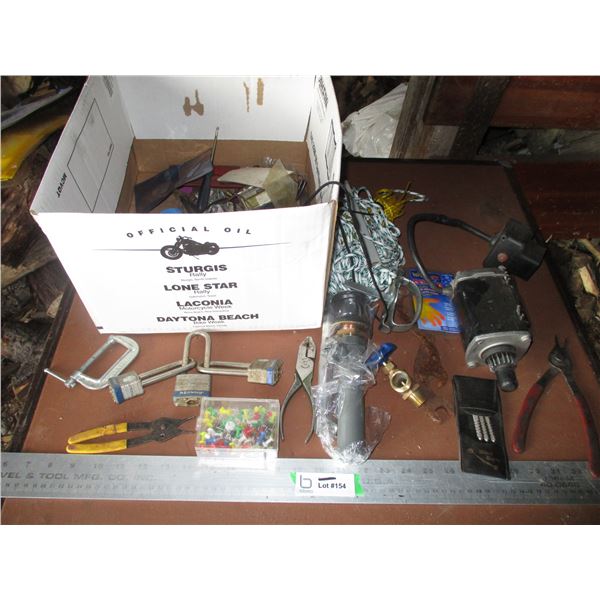 String, Locks, C-Clamp, Snap Ring, Pliers