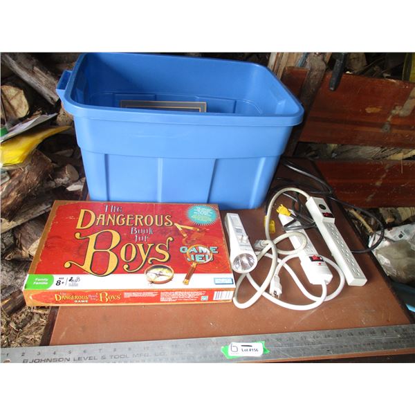 The Dangerous Book for Boys Game, Power Bars, Tote w/ Lid