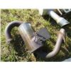 Image 2 : (2) Snowmobile Exhaust Mufflers and (2) Chrome Tips