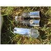 Image 7 : (2) Snowmobile Exhaust Mufflers and (2) Chrome Tips
