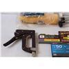 Image 3 : (3) Paint Rollers, (2) Paint Roller Refills, Staple Gun & Assorted Staples
