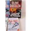 Image 3 : (6) Books: Clive Cussler, John Irving ,James Rollins, Misc.