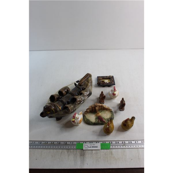 Salt and Pepper Shakers and Misc.