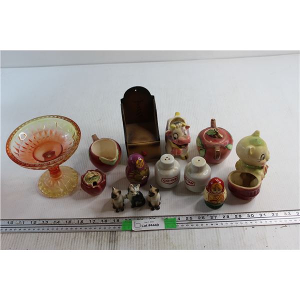 Salt and Pepper Shakers and Misc.