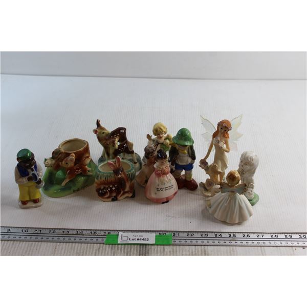Assorted Ceramic Dolls and Misc.