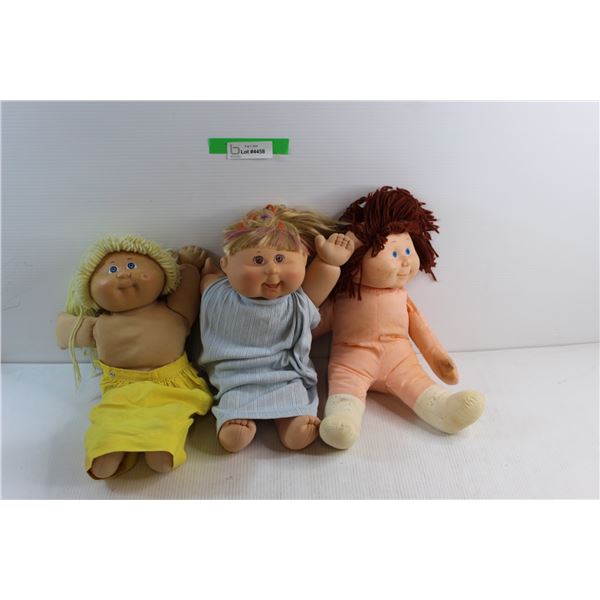 (3) Cabbage Patch Dolls