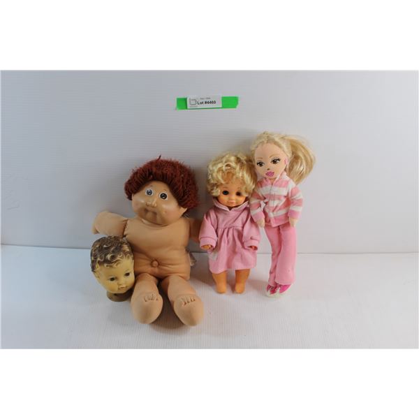 (3) Dolls - One is Cabbage Patch