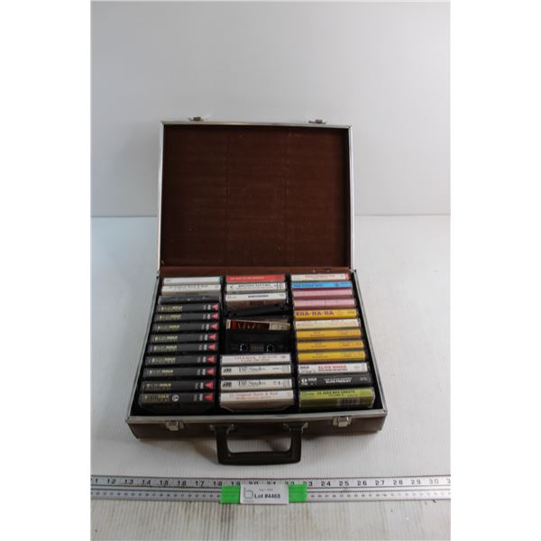 Assorted Cassettes and Case