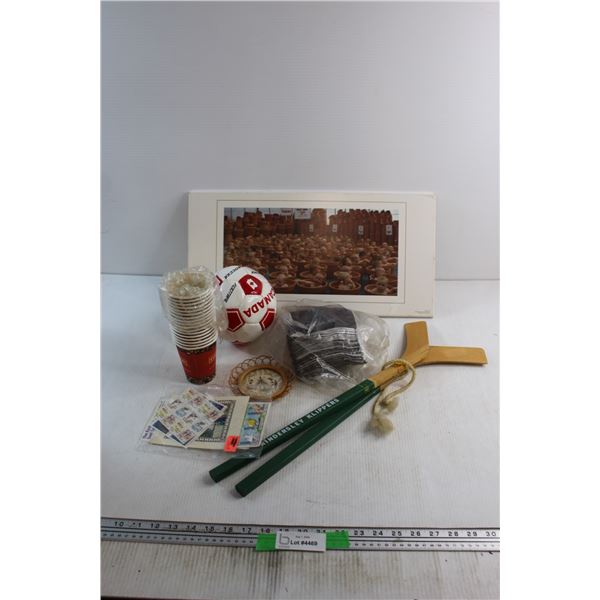 Post Stamps, Cups and Misc.