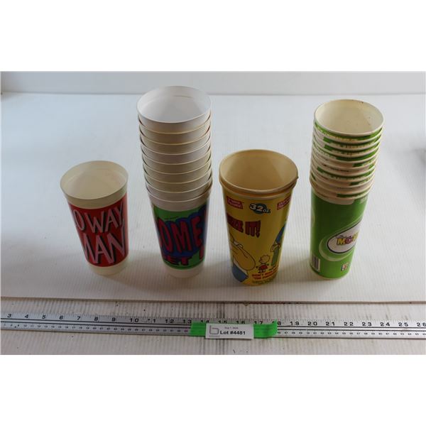 Assorted Simpsons Cups