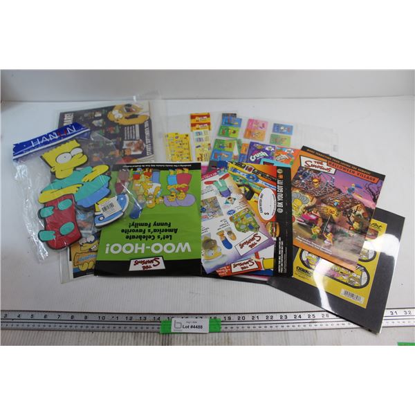 Assorted The Simpsons Posters and Misc.