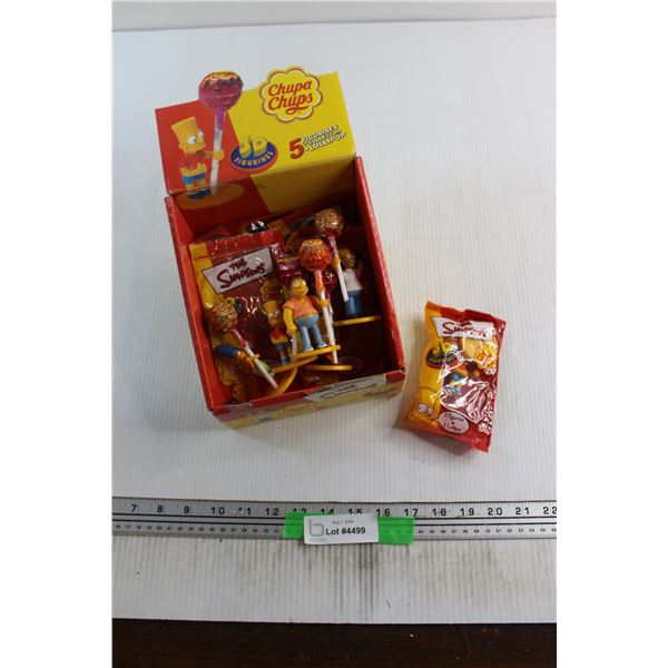 Assorted The Simpsons Chupa Chups with Figures
