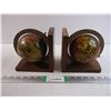 Image 1 : Pair of Globe Bookends