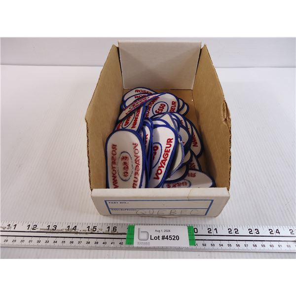 Large Quantity of Rosetown ESSO Voyageur Patches