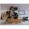 Image 1 : Lot of Assorted Watches,Mirrors,Whistles and more as pictured