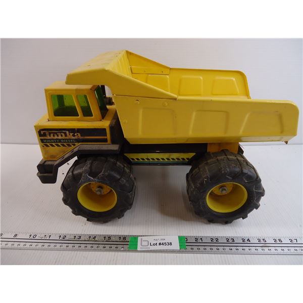 Metal Tonka Mighty Diesel Dump Truck