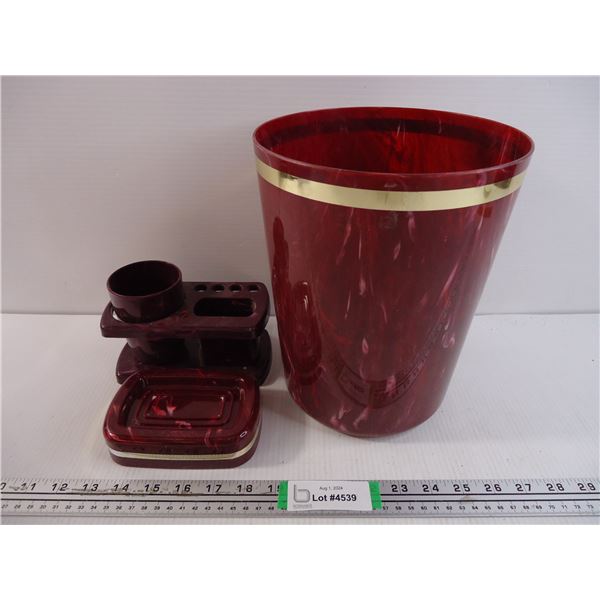 (4) Pieces of Bathroom Accessories