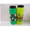 Image 5 : (2) Aladdin Thermos-Sesame Street(some damage) and Chiclet's and (2) Water Bottles as pictured