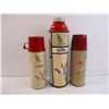 Image 2 : (3) Vintage Thermos