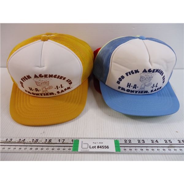 (12) Hats with Various Advertising-some duplicates