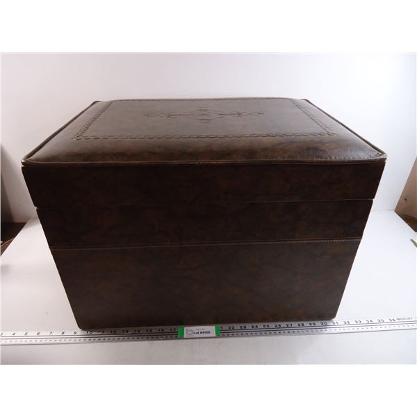 *Footrest Stool Multi Function Storage Box-22"x16"x12"