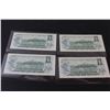 Image 5 : (4) Canadian Dollar Bills - 1973