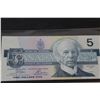 Image 2 : Canadian Five Dollar Bill - 1986
