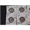 Image 2 : (6) Washington Quarters - 1969, 1967, 1970, 1972, 1973, 1976