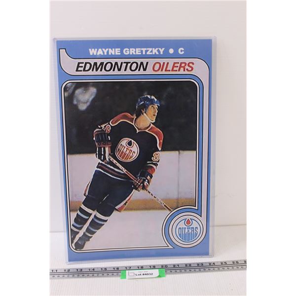 Wayne Gretzky Rookie Oversized Hockey Card PRINT - 12" x 20"