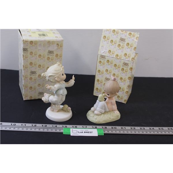 (2) Precious Moments Figurines - 6" & 5" Tall