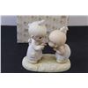 Image 2 : Precious Moments Figurine (Has Crack, Glued) - 6" Tall