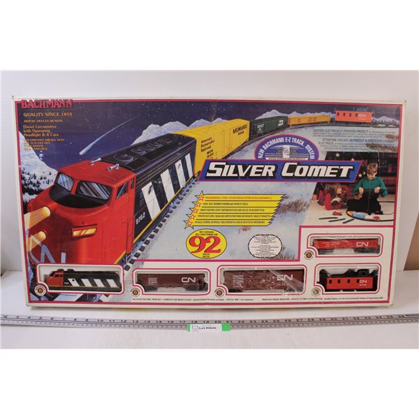 Bachmann Silver Comet Train Set - Untested, as is
