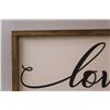 Image 2 : Wooden "Love you more" Wall Decor - 25.5" x 13.5"