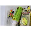 Image 5 : (2) Clear Plastic Tackle Containers w/Lures & Contents