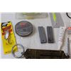 Image 3 : Fishing Lures, Knife Sharpening Stones, Fish Weigh Scale, Mini Screwdriver Set, Misc.