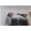Image 5 : Fishing Knife, Reel, Lures, Glasses, Misc.