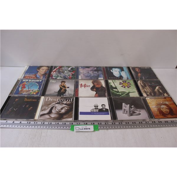(15) CDS: Clay Aiken, Tina Turner, Corey Hart, Micheal Bolton, Misc.