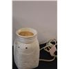 Image 3 : Glass Kitchen Jar - 11" x 6" & Scentsy "Mason Jar" (Needs Bulb, as is)